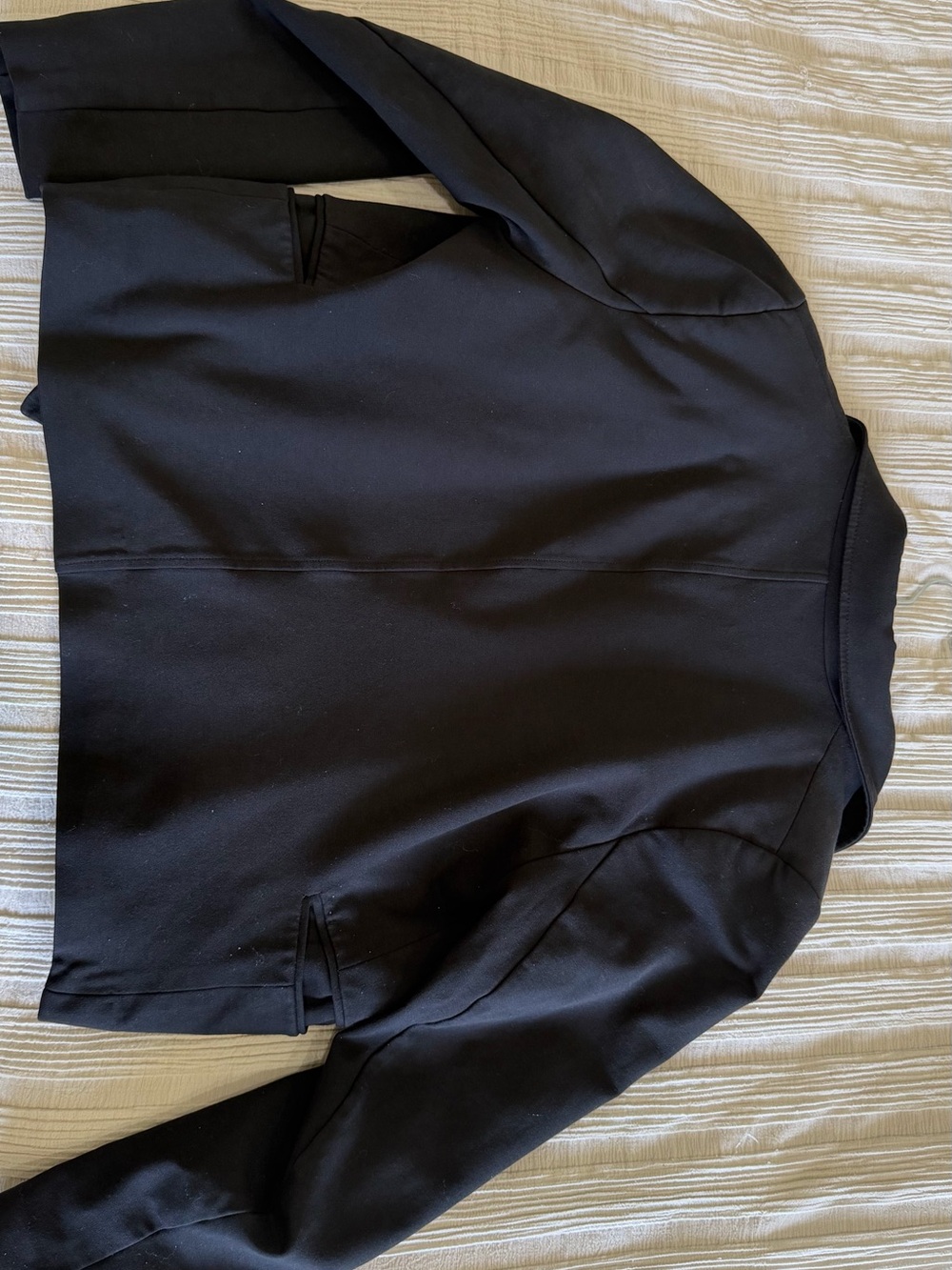 Black Double-Breasted Men’s Peacoat Jacket - Picture 2 of 4